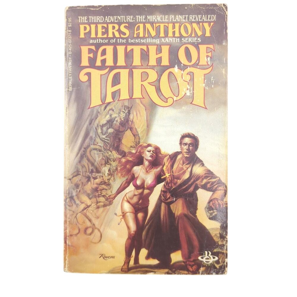 Faith of Tarot Piers Anthony 1984 7th Printing Fantasy Sci-Fi Berkley Books